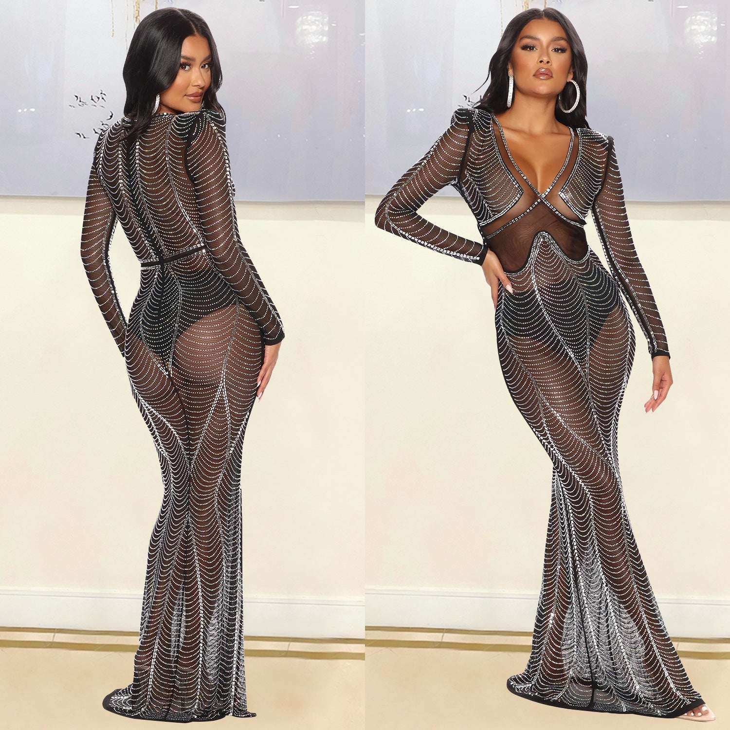 Well Tailored Dress with a Graceful Silhouette
