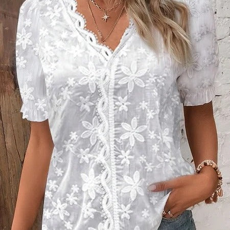 A Vintage Style Blouse with Delicate Timeless Details