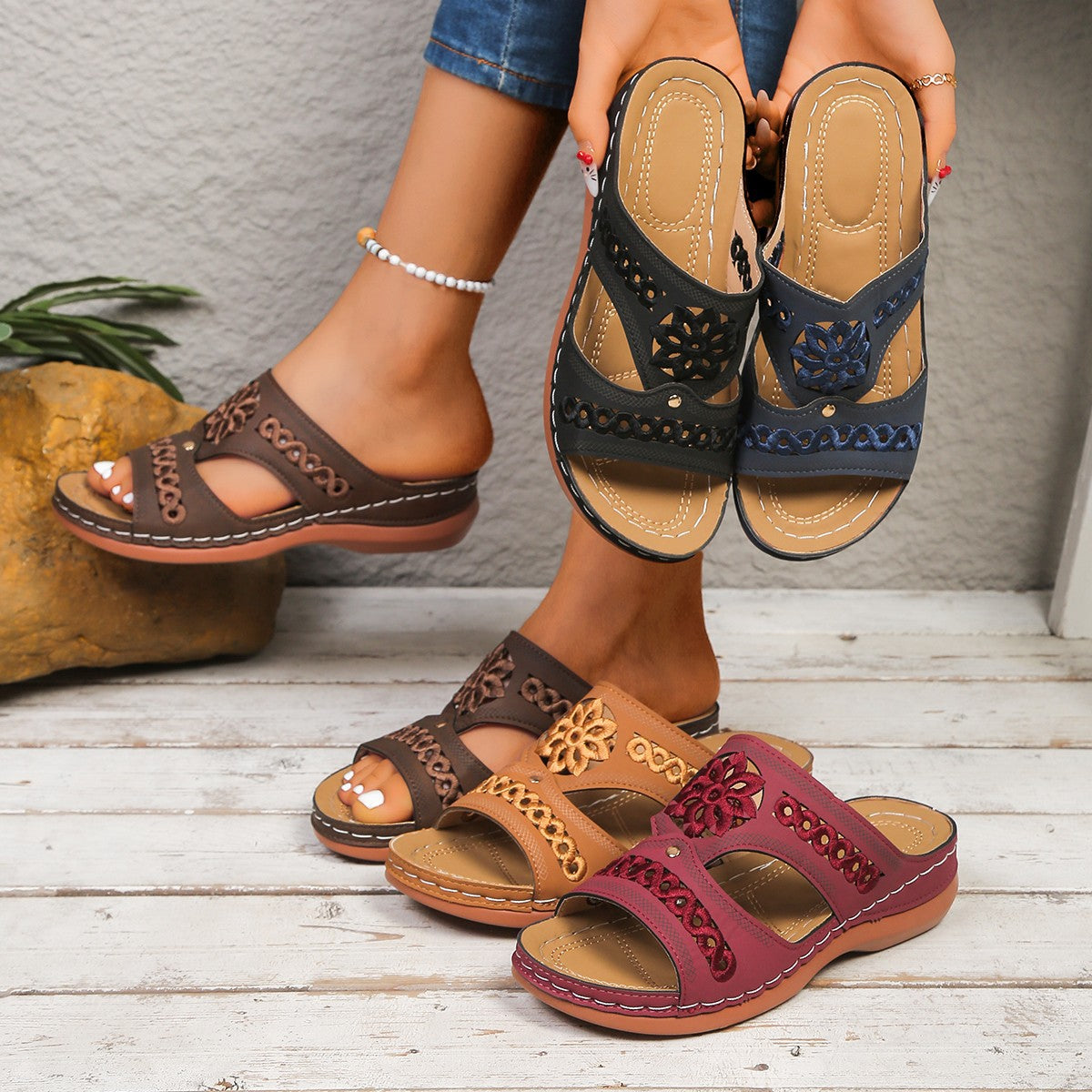 Classic Orthopedic Sandals with Timeless Style