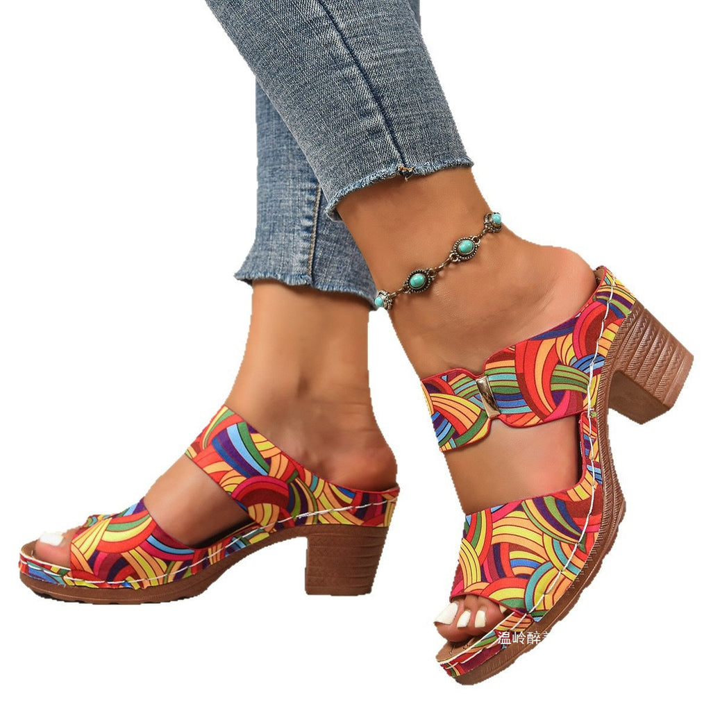 Vintage Inspired Orthopedic Sandals