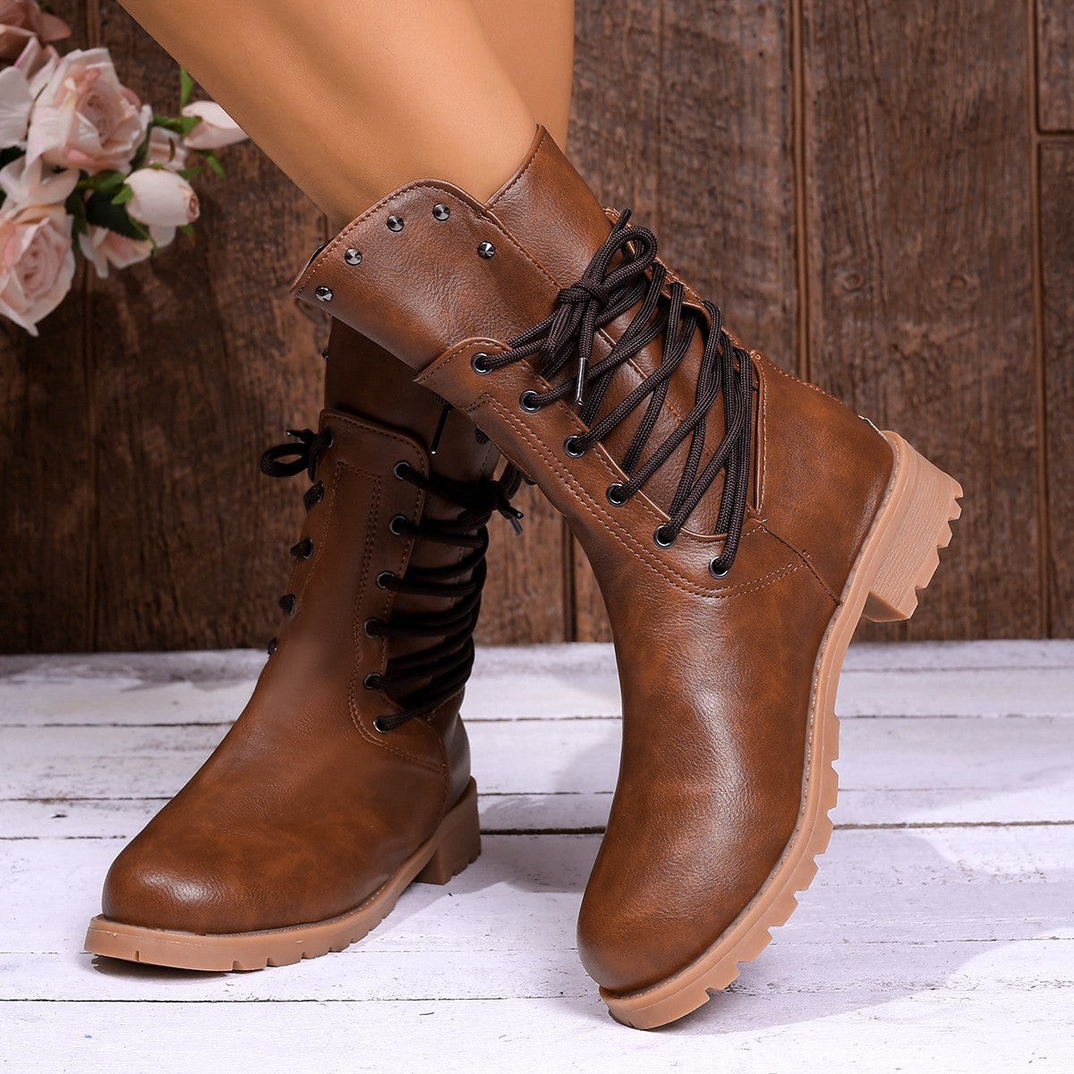 Vintage Inspired Orthopedic Boots