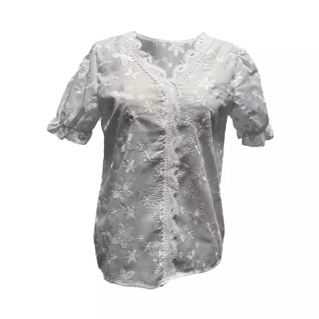 A Vintage Style Blouse with Delicate Timeless Details