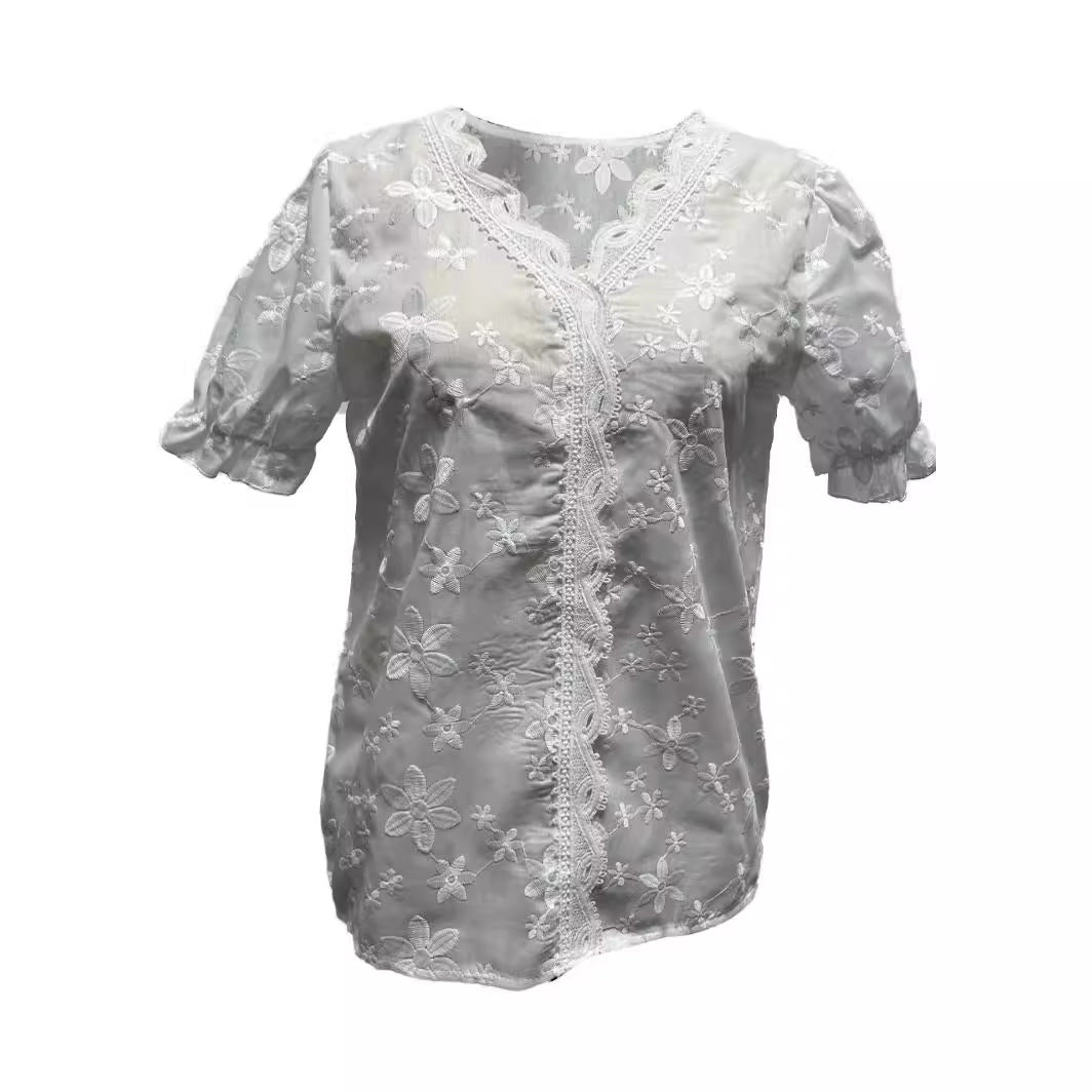 A Vintage Style Blouse with Delicate Timeless Details