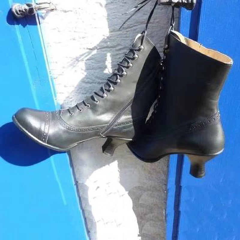 Vintage Inspired Orthopedic Boots