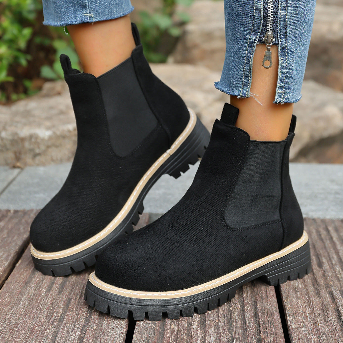 Classic Orthopedic Boots with Timeless Style
