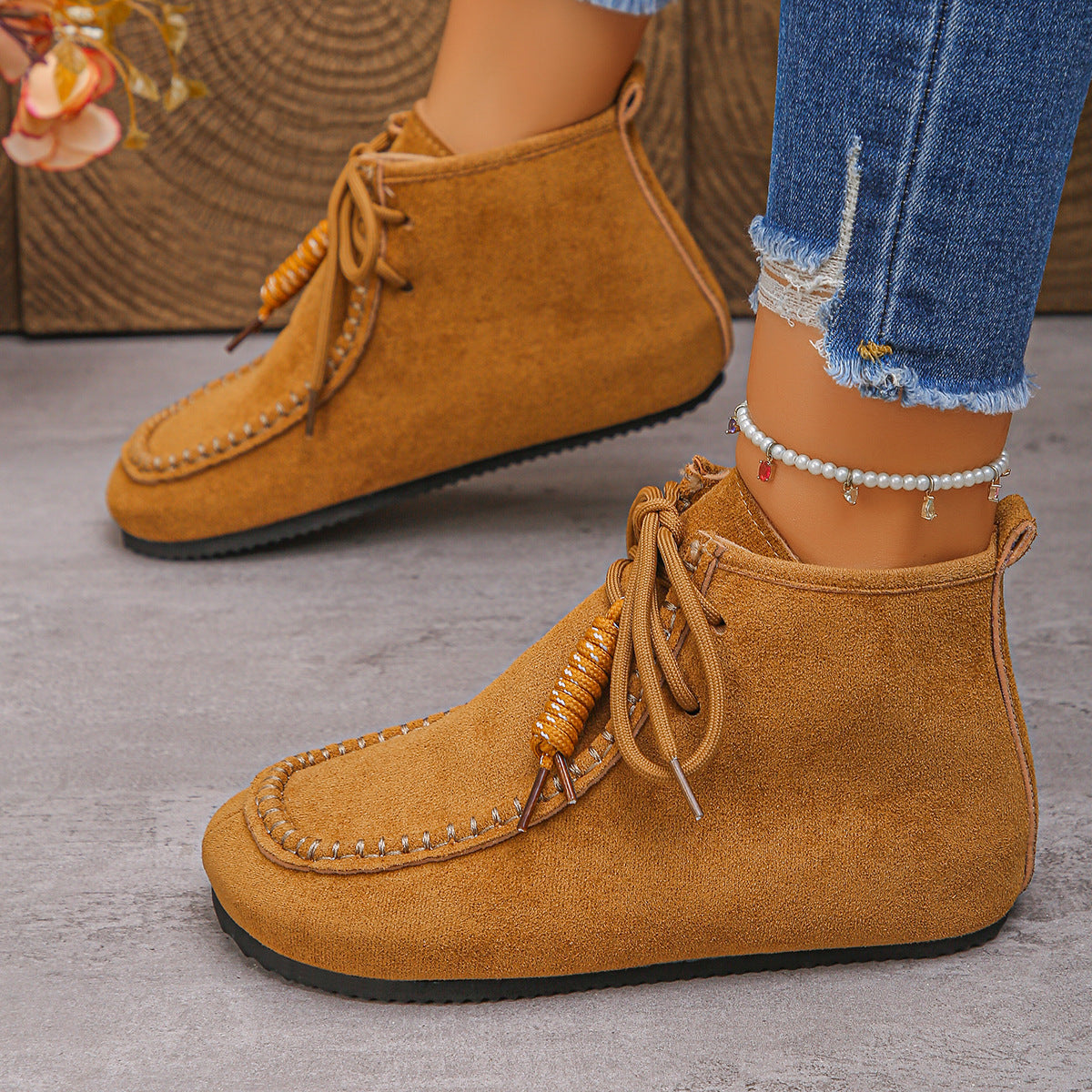 Vintage Inspired Orthopedic Boots