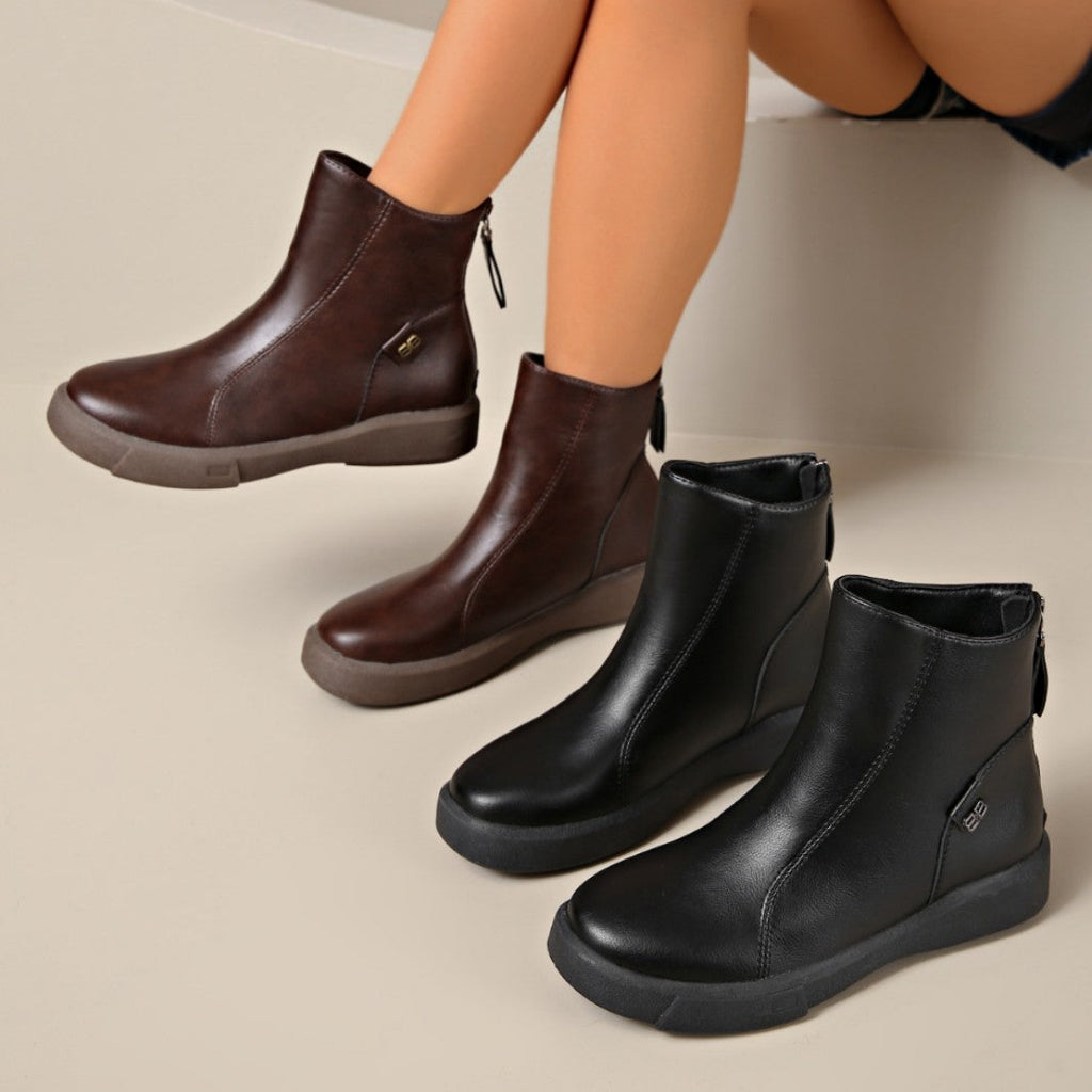 Classic Orthopedic Boots with Timeless Style