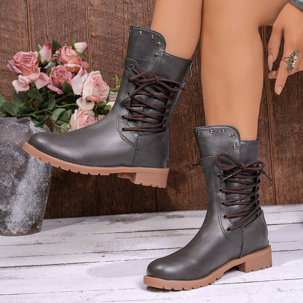 Vintage Inspired Orthopedic Boots