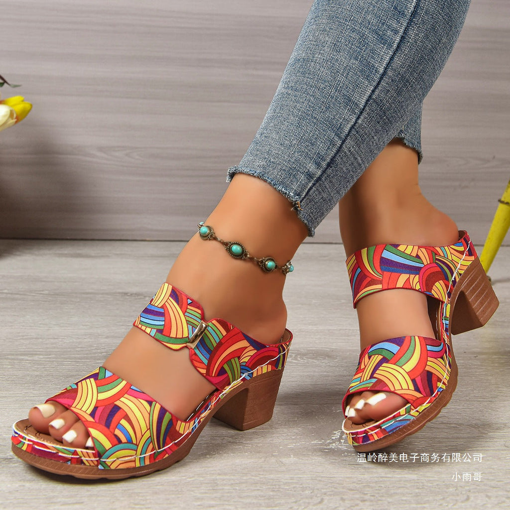 Vintage Inspired Orthopedic Sandals