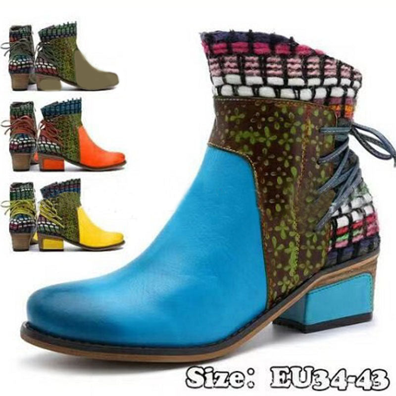 Chic Orthopedic Boots with Unique Design