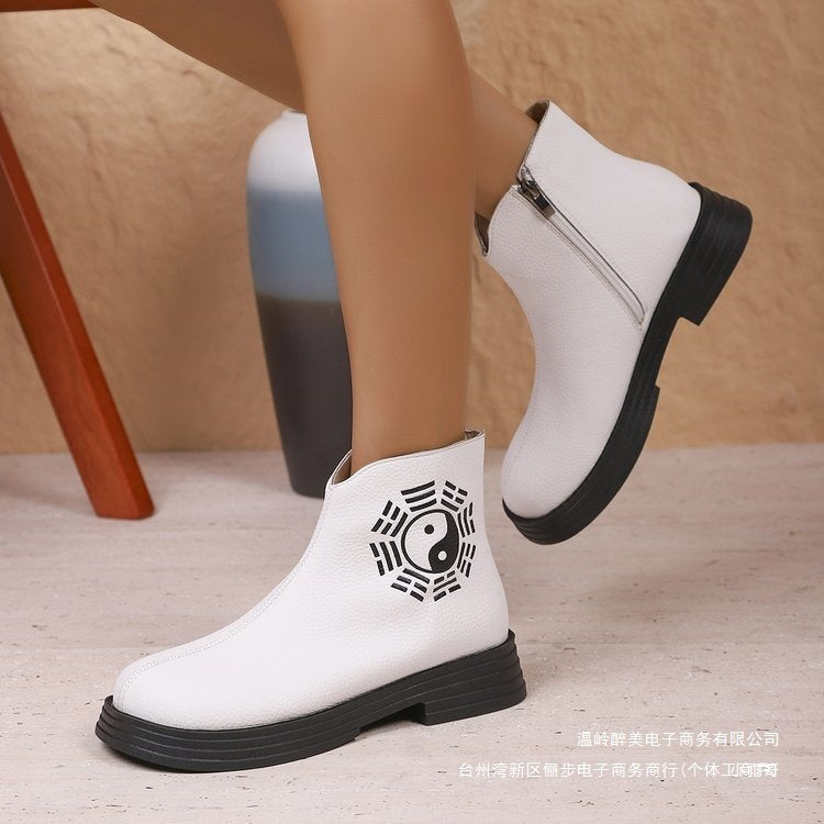 Chic Orthopedic Boots with Unique Design