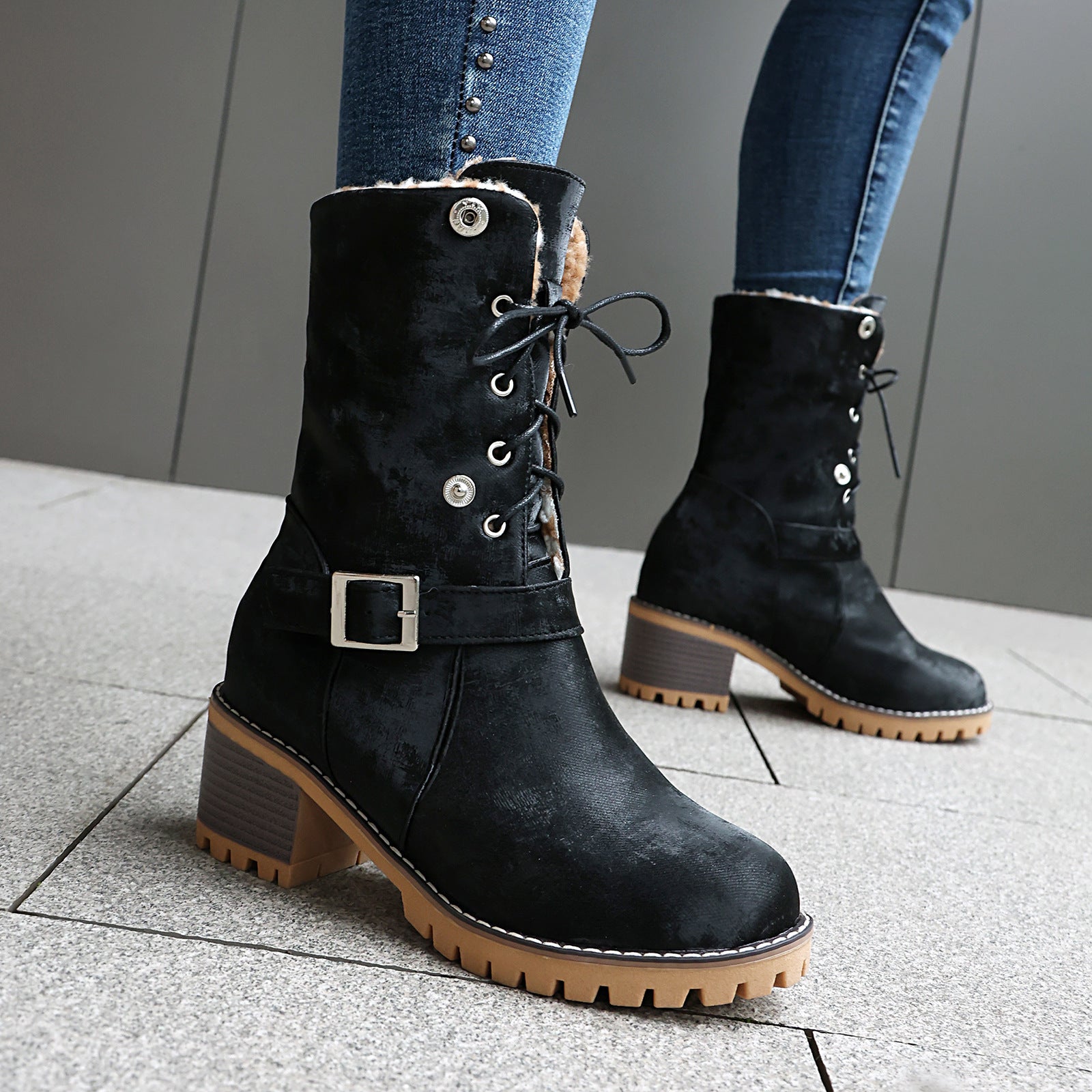 Vintage Inspired Orthopedic Boots