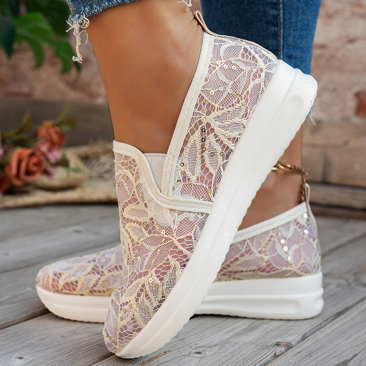 Vintage Inspired Orthopedic Sneakers