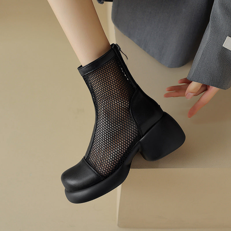 Chic Orthopedic Boots with Unique Design