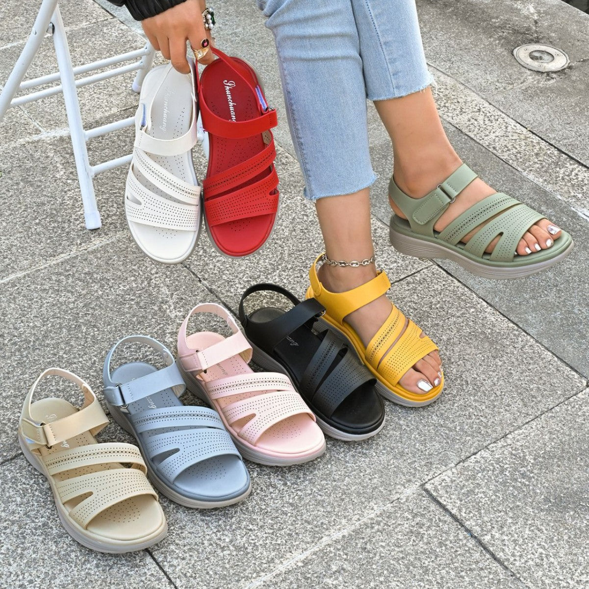 Vintage Inspired Orthopedic Sandals