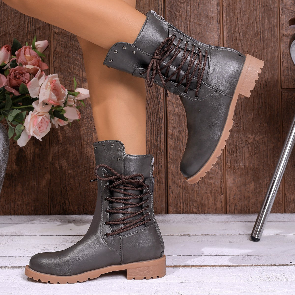 Vintage Inspired Orthopedic Boots