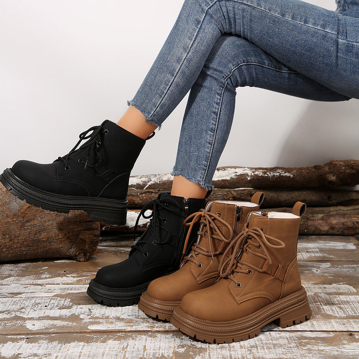 Vintage Inspired Orthopedic Boots