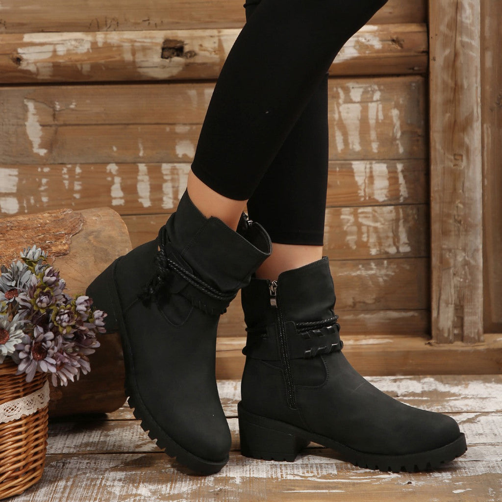Classic Orthopedic Boots with Timeless Style