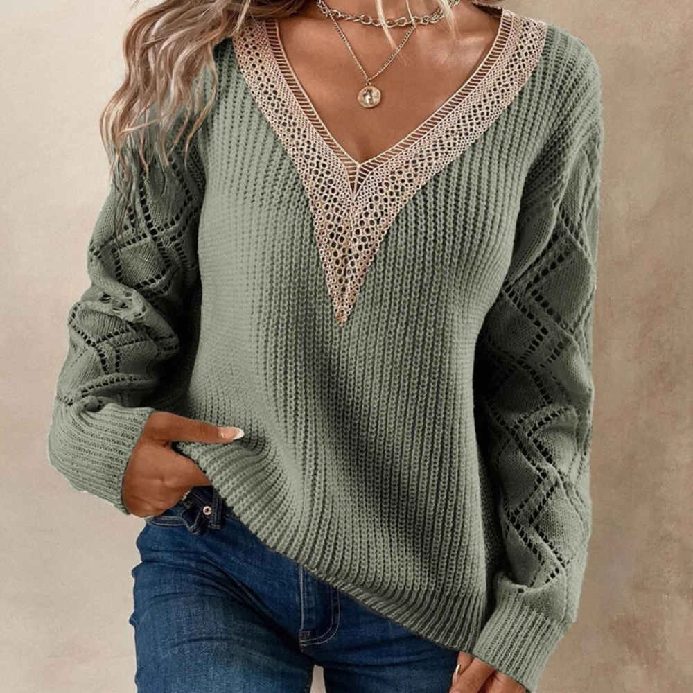 Gracefully Designed Sweater