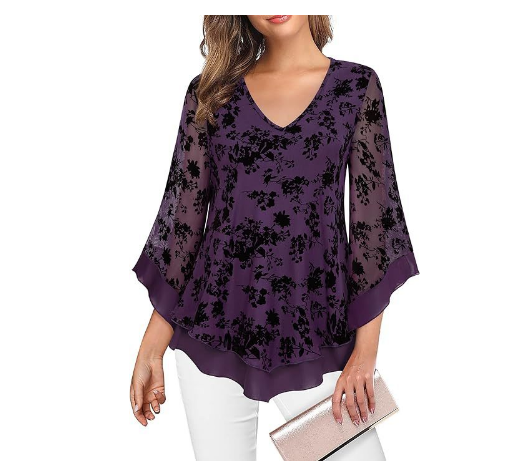 Purple transparent
