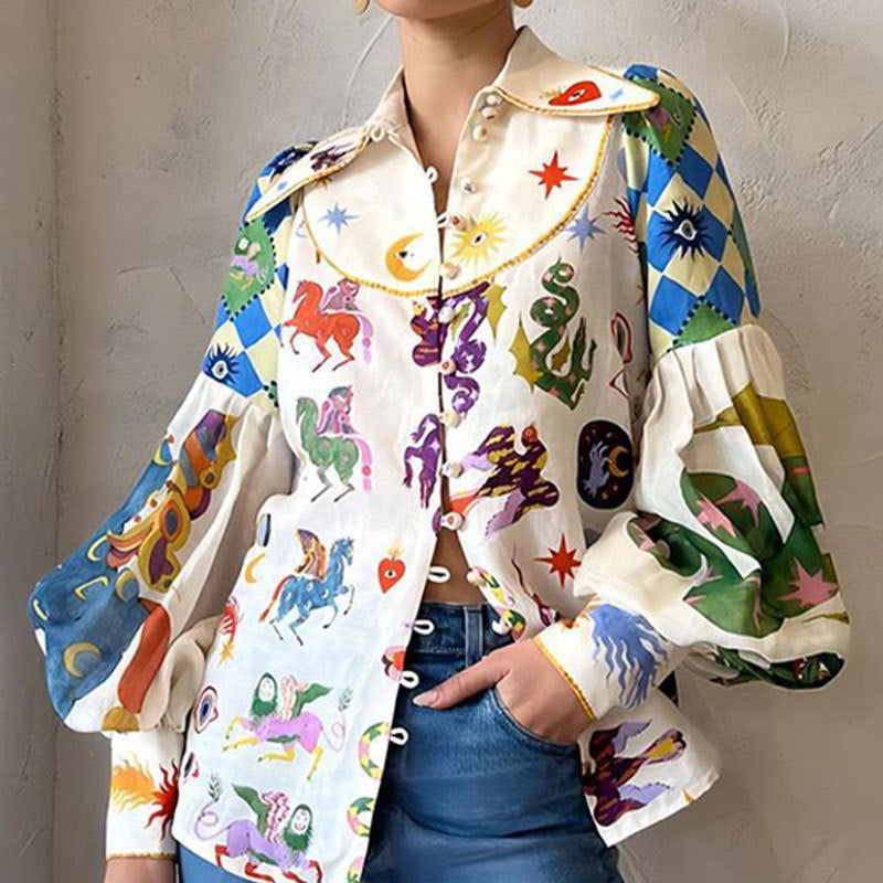 Vintage Inspired Blouse with a Contemporary Edge