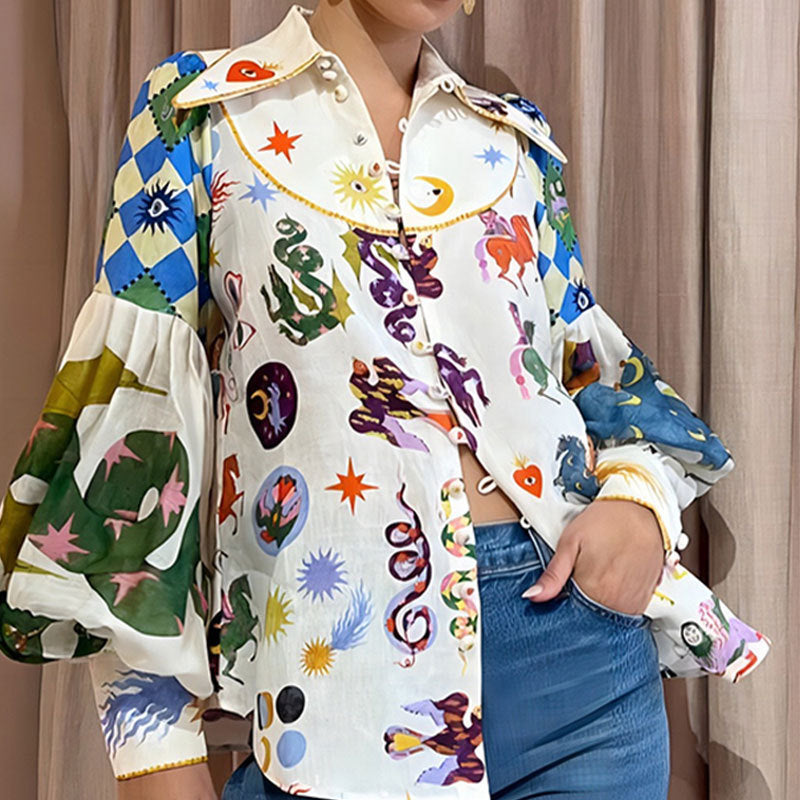 Vintage Inspired Blouse with a Contemporary Edge