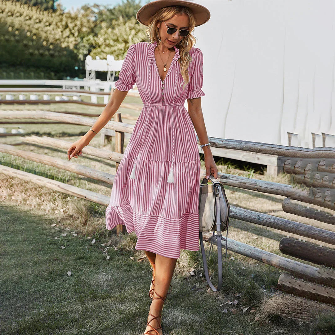 A Vintage Style Dress with Delicate Timeless Details