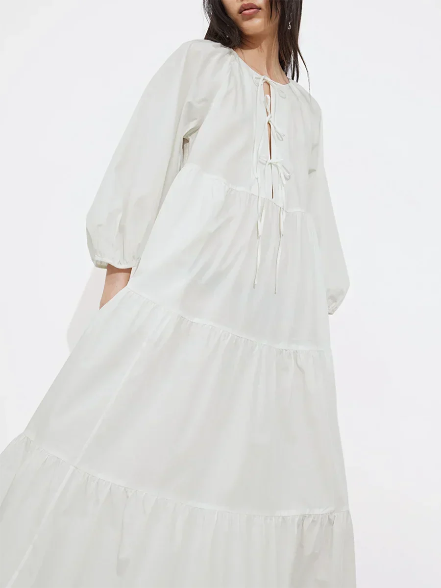 A Vintage Style Dress with Delicate Timeless Details
