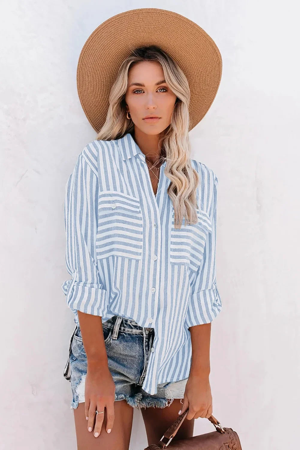 Blue white