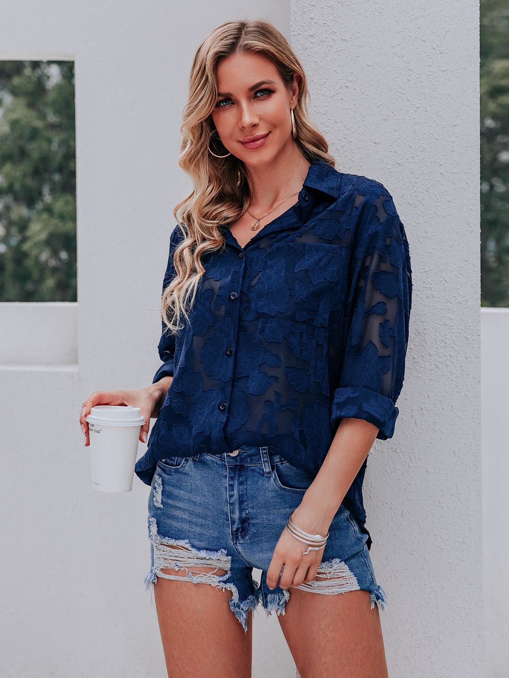 A Vintage Style Blouse with Delicate Timeless Details