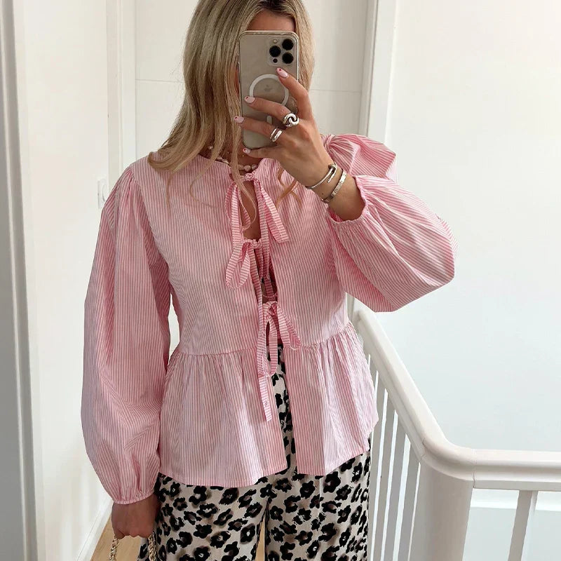 Classic Vintage Blouse with a Flattering Fit