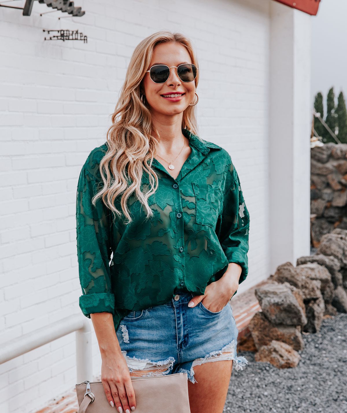 A Vintage Style Blouse with Delicate Timeless Details
