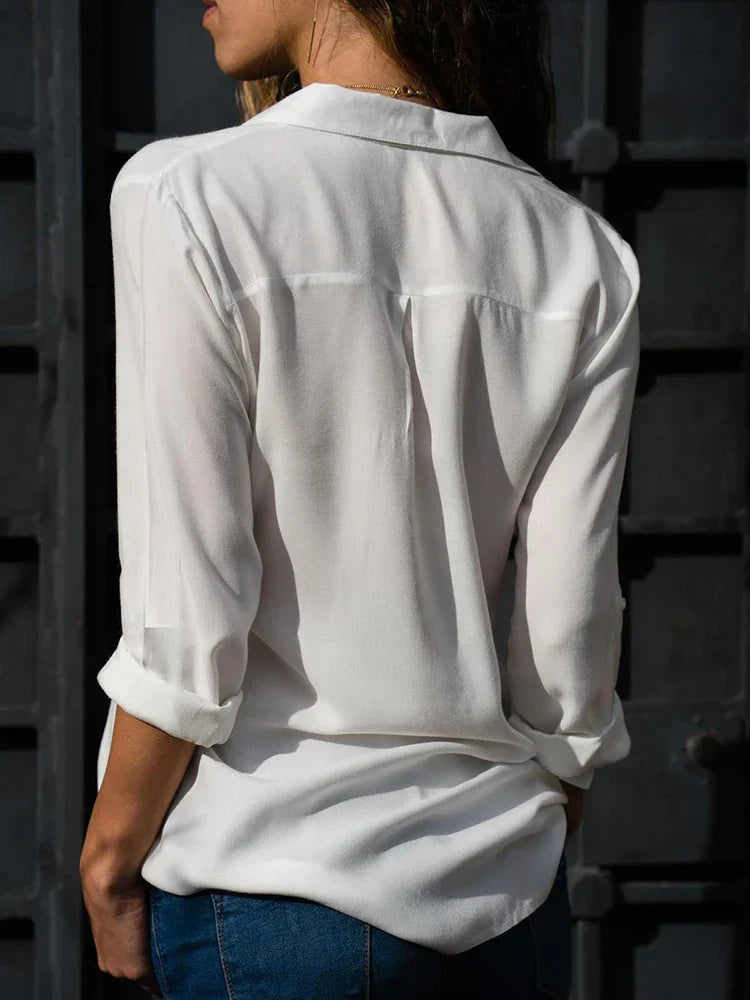 Classic Vintage Blouse with a Flattering Fit