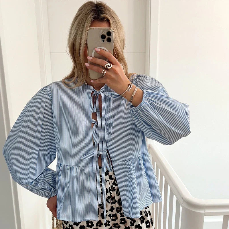 Classic Vintage Blouse with a Flattering Fit