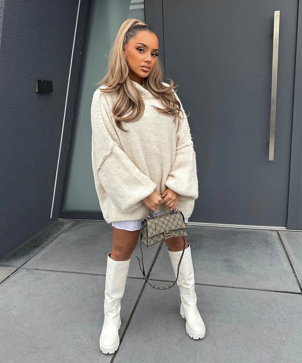 Gracefully Designed Sweater