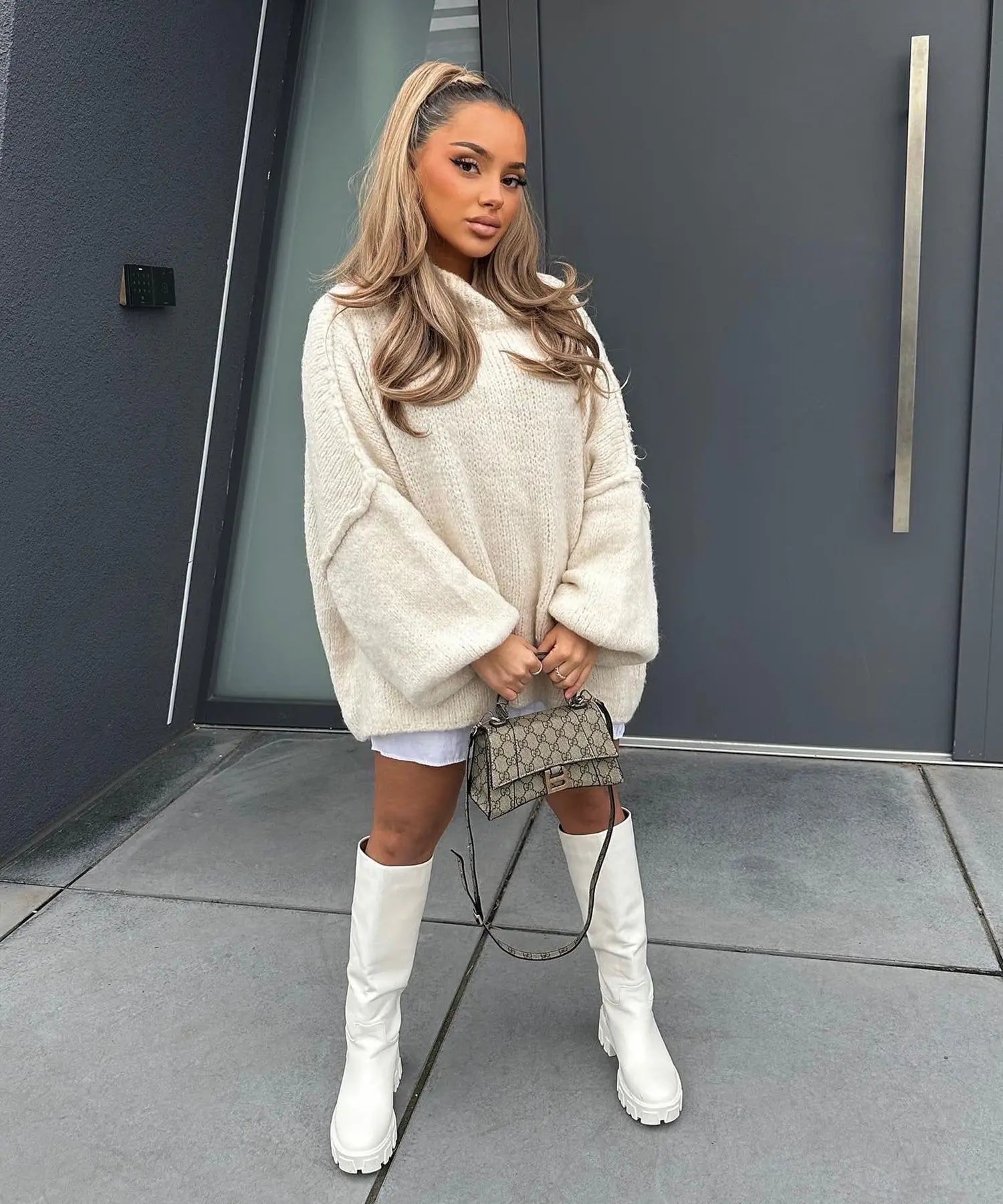 Gracefully Designed Sweater