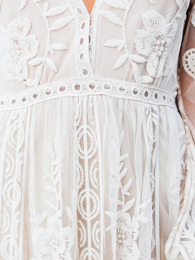 A Vintage Style Dress with Delicate Timeless Details