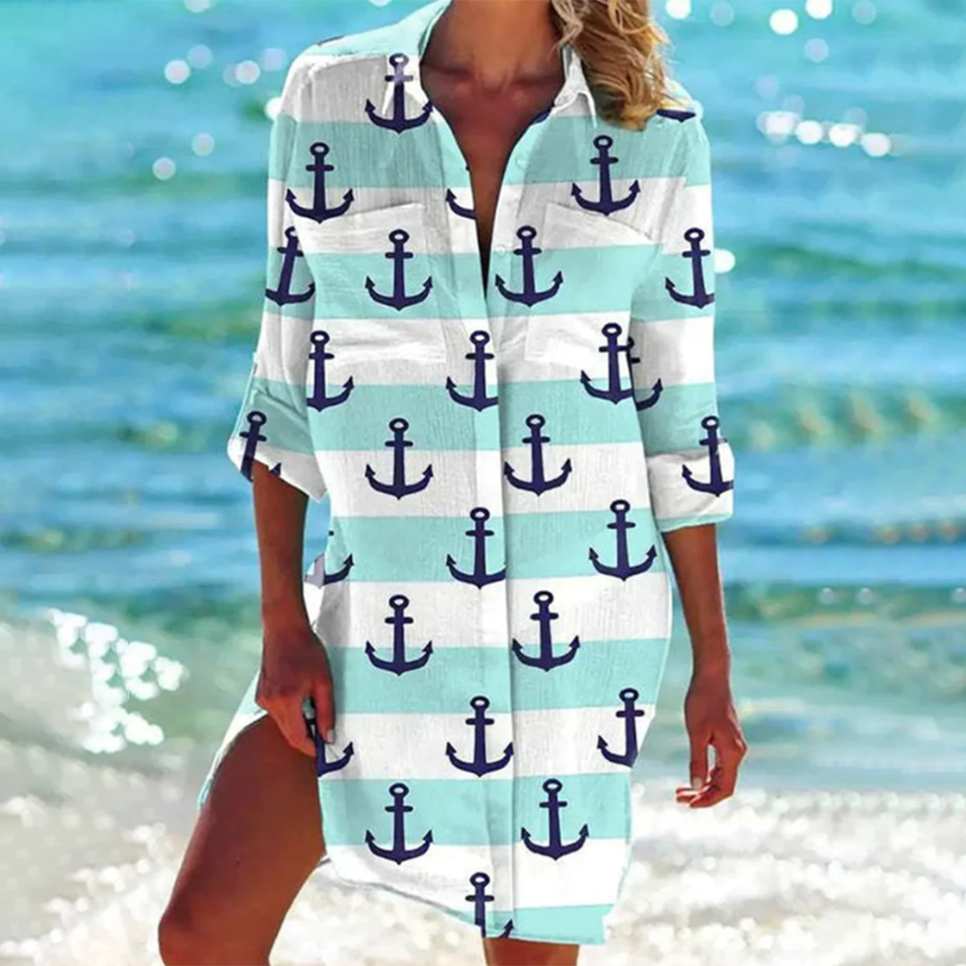 Mint green anchor