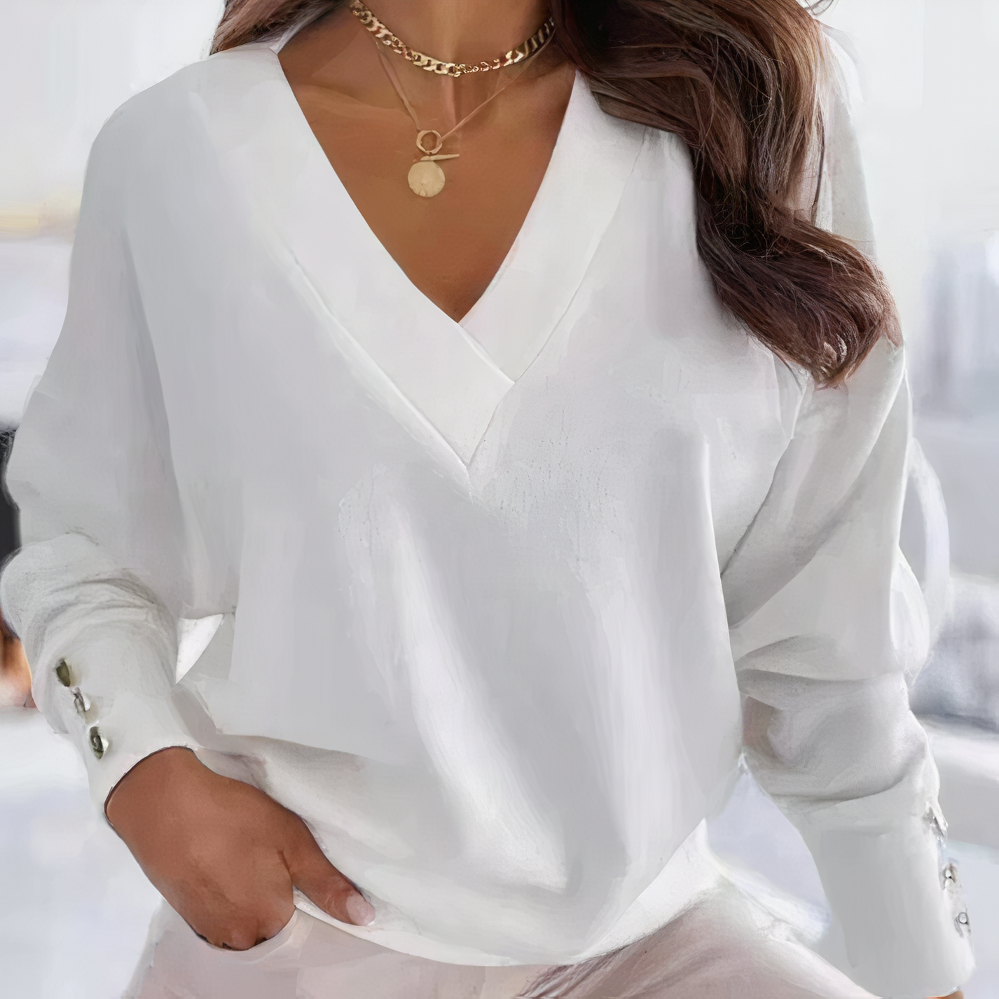 Gracefully Designed Sweater