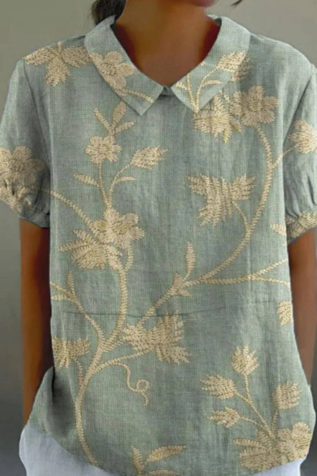 Vintage Inspired Blouse with a Contemporary Edge