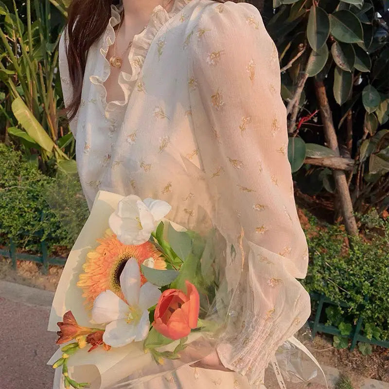 A Vintage Style Dress with Delicate Timeless Details