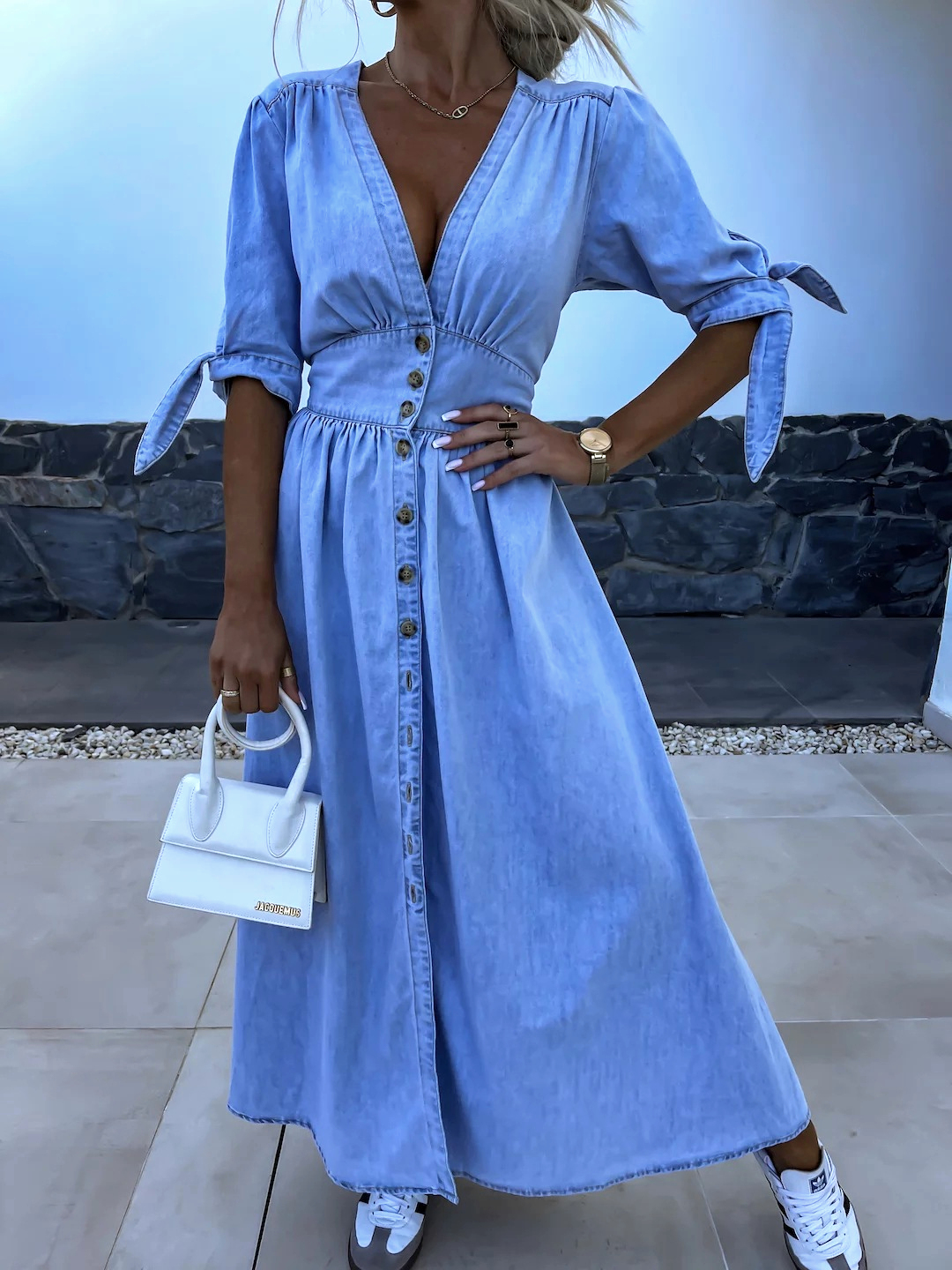 A Vintage Style Dress with Delicate Timeless Details