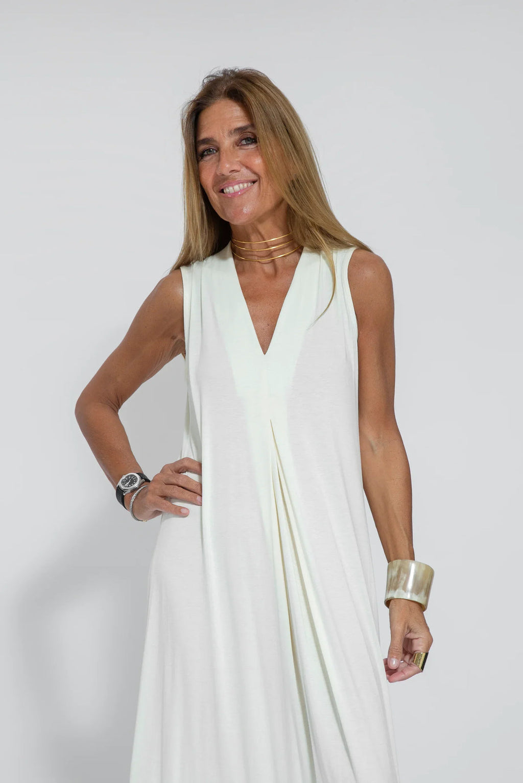 Well Tailored Dress with a Graceful Silhouette