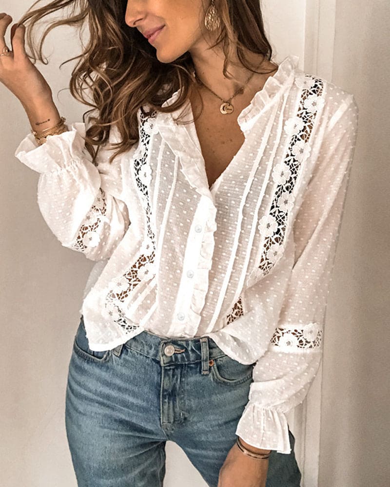 Vintage Inspired Blouse with a Contemporary Edge