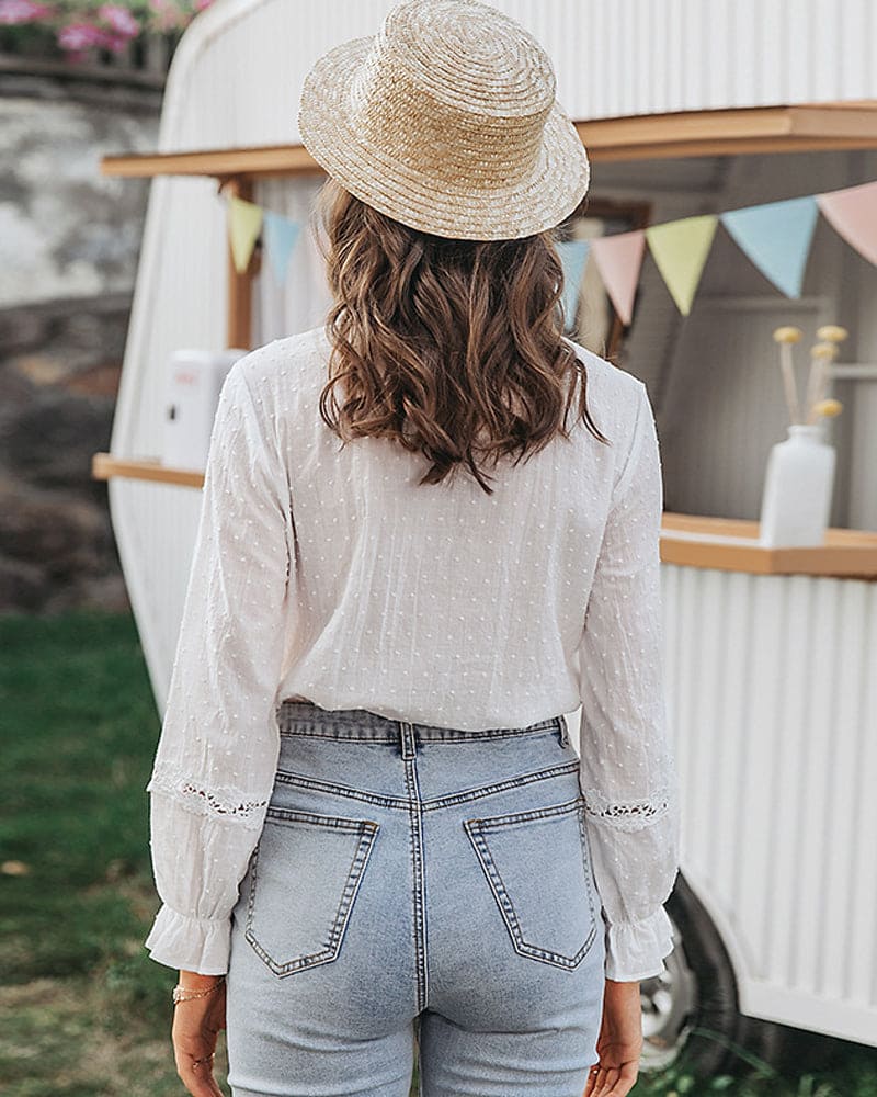 Vintage Inspired Blouse with a Contemporary Edge