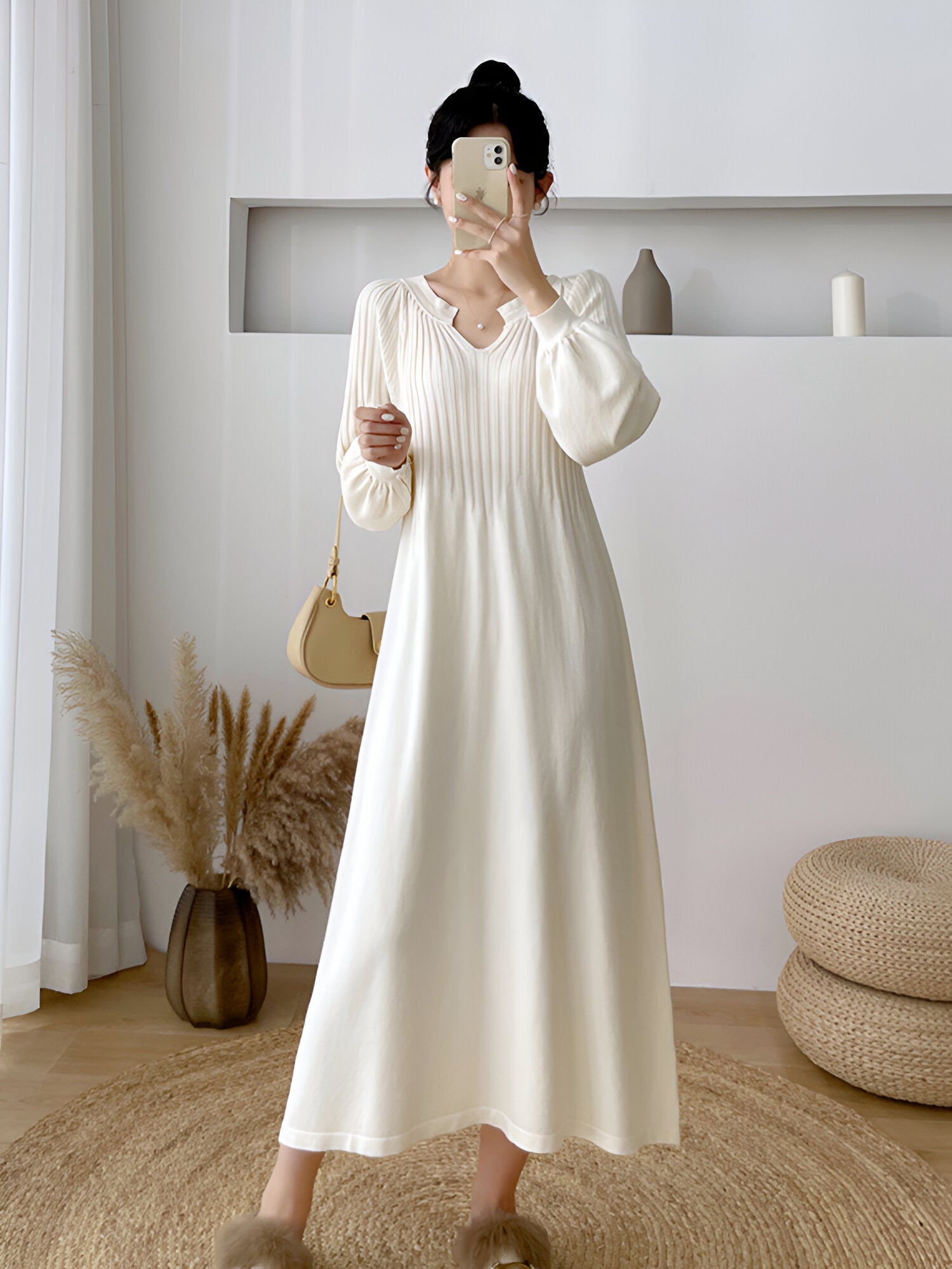 Classic Vintage Dress with a Flattering Fit