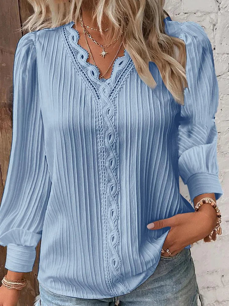 A Vintage Style Blouse with Delicate Timeless Details