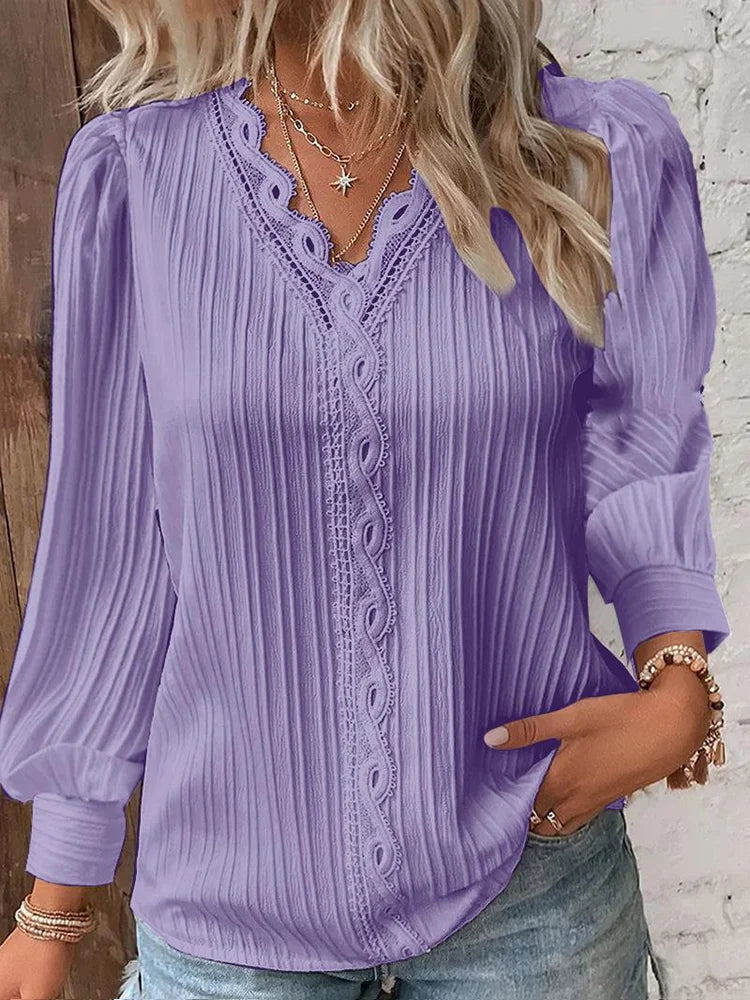 A Vintage Style Blouse with Delicate Timeless Details