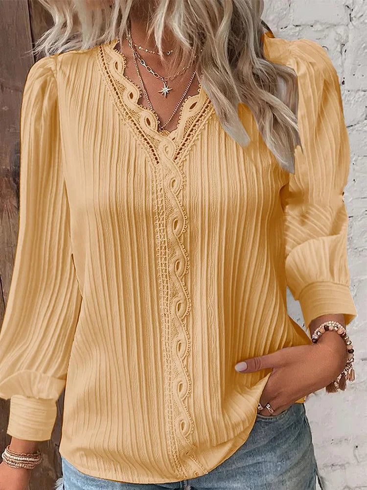 A Vintage Style Blouse with Delicate Timeless Details
