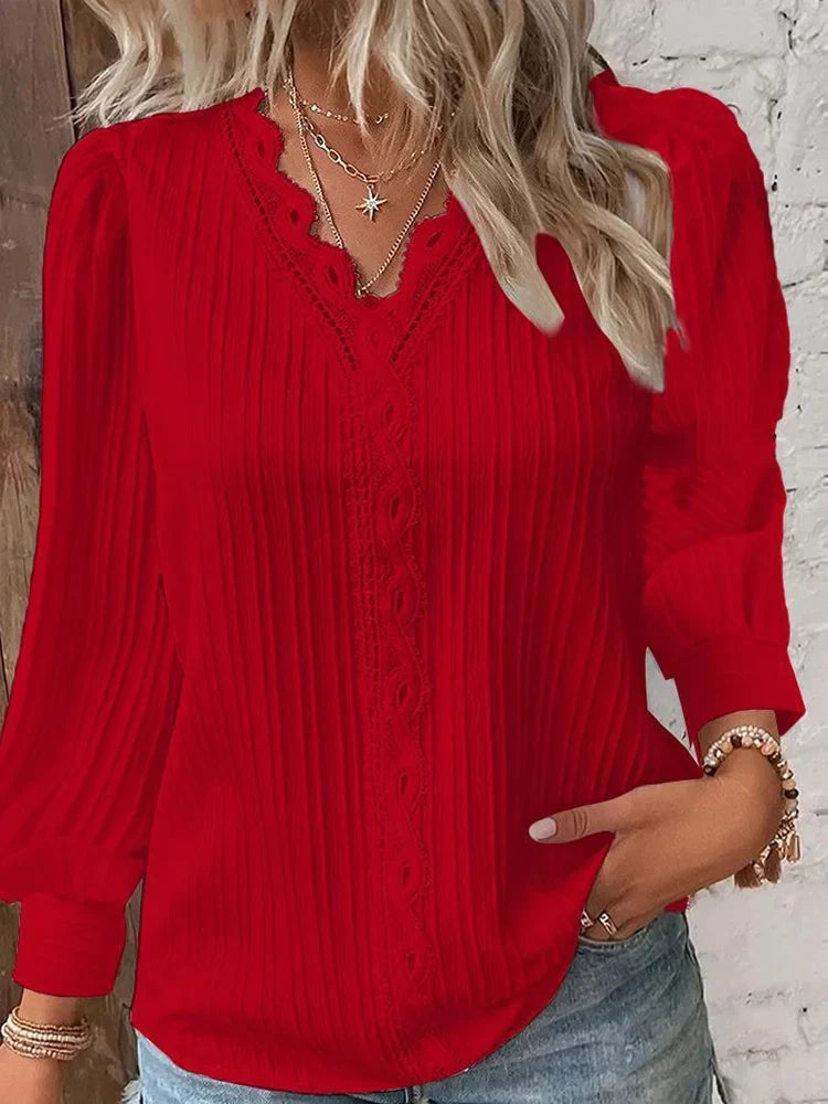 A Vintage Style Blouse with Delicate Timeless Details